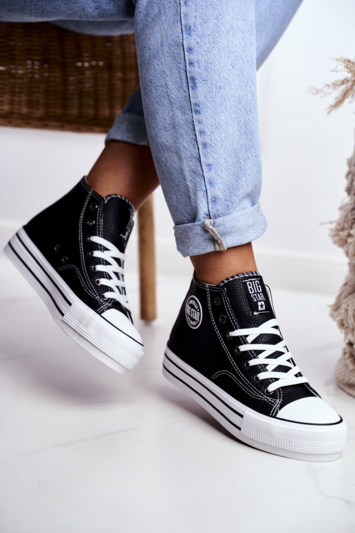 Women's Sneakers Big Star Black GG274012