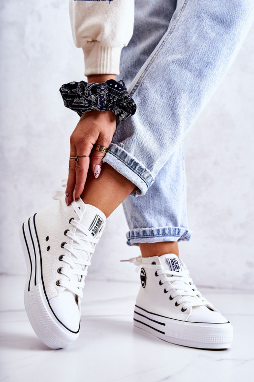 Women's Sneakers Big Star White GG274013