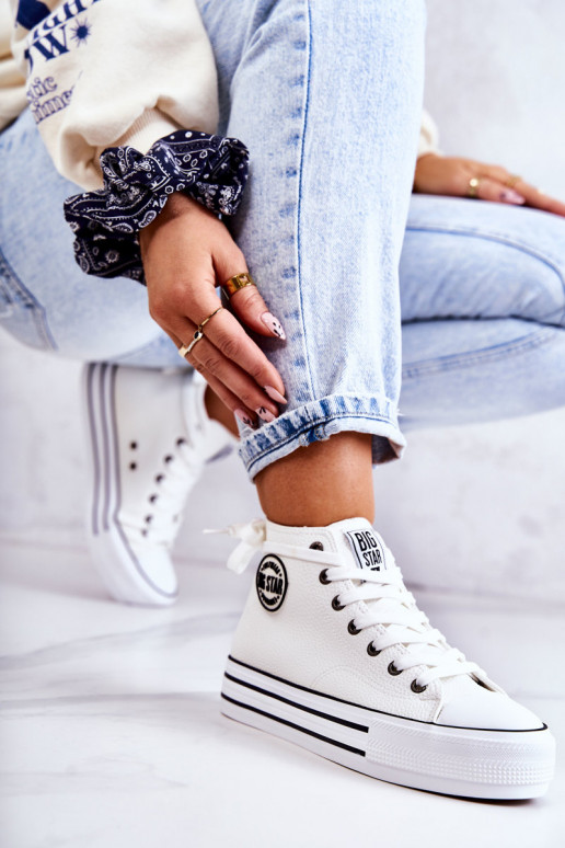 Women's Sneakers Big Star White GG274013