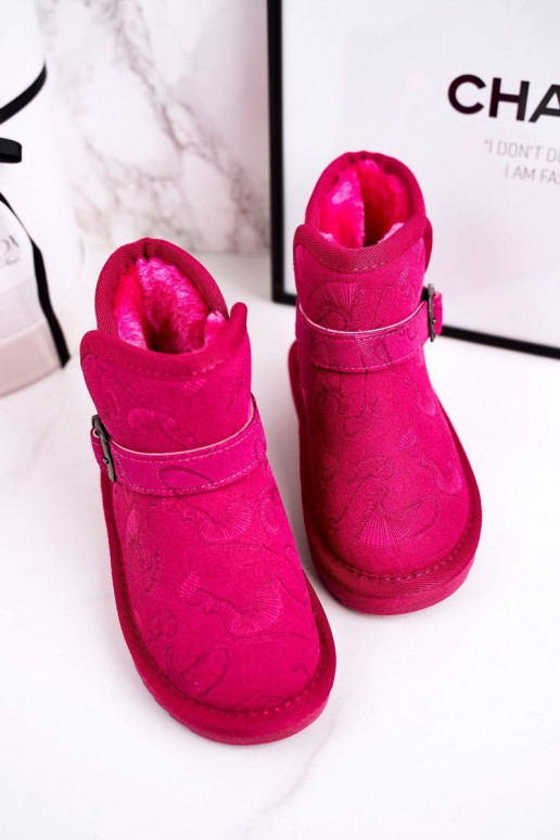 Children's Snow Boots With Fur Fuchsia Kawai Children's Snow Boots With Fur Fuchsia Kawai