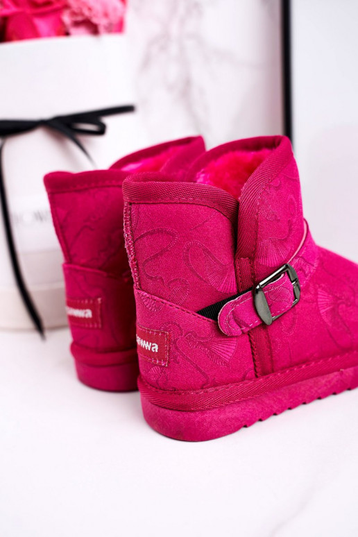 Children's Snow Boots With Fur Fuchsia Kawai Children's Snow Boots With Fur Fuchsia Kawai