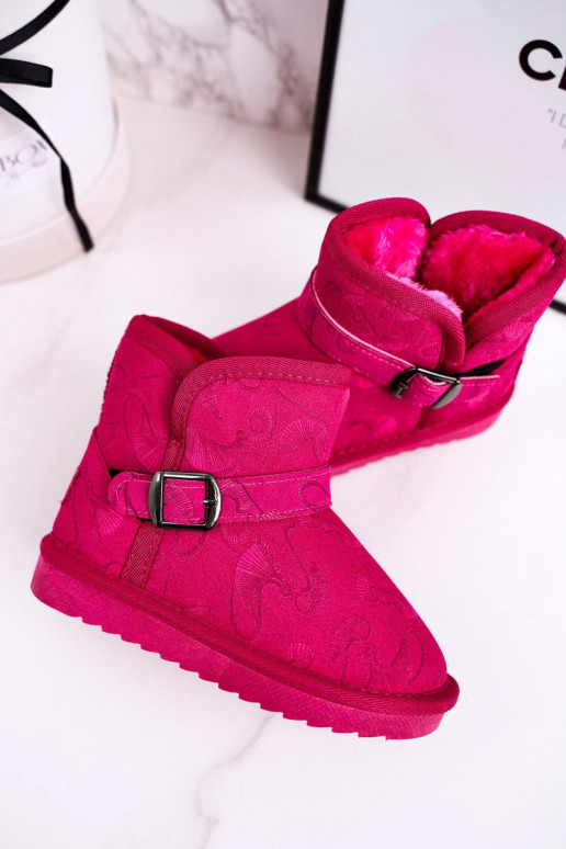 Children's Snow Boots With Fur Fuchsia Kawai Children's Snow Boots With Fur Fuchsia Kawai