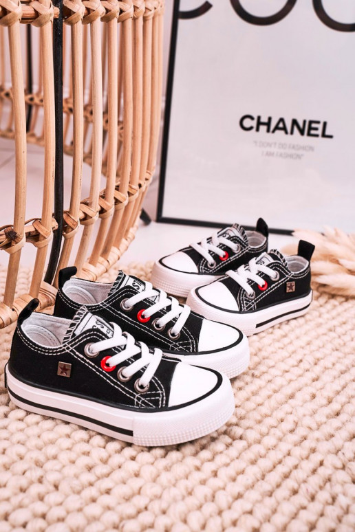 Children's Classic Low Sneakers BIG STAR HH374194 Black Children's Classic Low Sneakers BIG STAR HH374194 Black