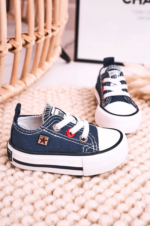 Children's Classic Low Sneakers BIG STAR HH374195 Navy