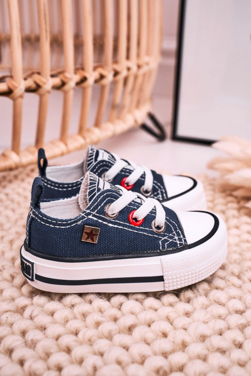 Children's Classic Low Sneakers BIG STAR HH374195 Navy
