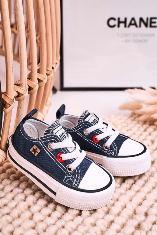 Children's Classic Low Sneakers BIG STAR HH374195 Navy