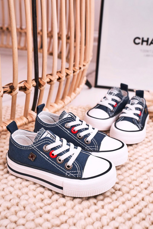 Children's Classic Low Sneakers BIG STAR HH374195 Navy