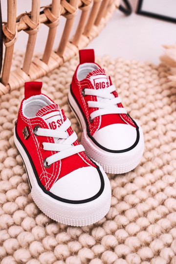 Children's Classic Low Sneakers BIG STAR HH374196 Red 2