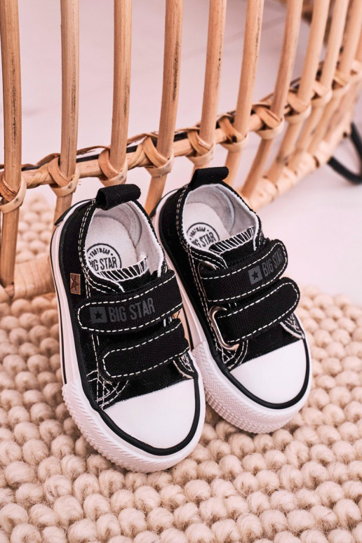 Children's Velcro Sneakers BIG STAR HH374200 Black Children's Velcro Sneakers BIG STAR HH374200 Black