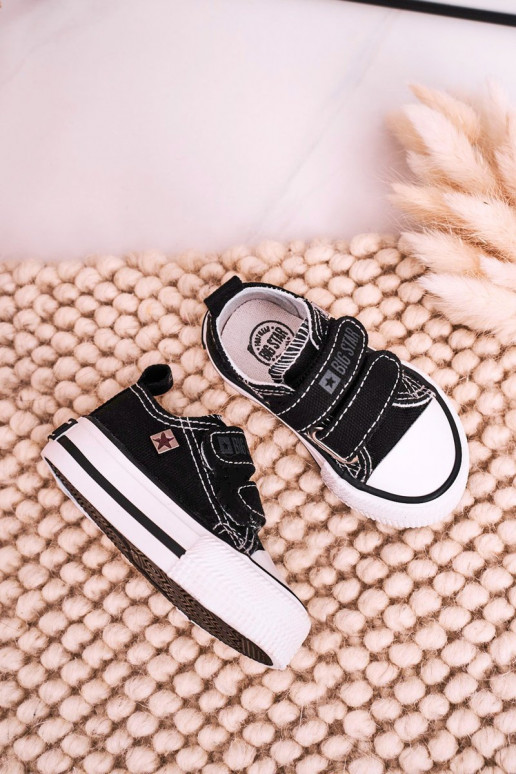 Children's Velcro Sneakers BIG STAR HH374200 Black Children's Velcro Sneakers BIG STAR HH374200 Black