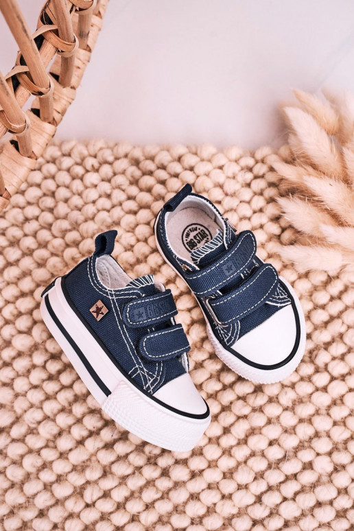 Children's Velcro Sneakers BIG STAR HH374201 Navy Blue Children's Velcro Sneakers BIG STAR HH374201 Navy Blue