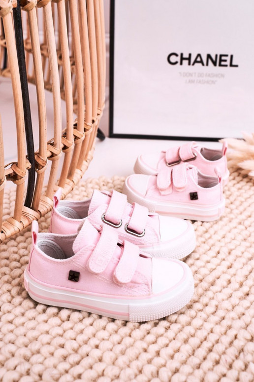 Children's Velcro Sneakers BIG STAR HH374203 Pink Children's Velcro Sneakers BIG STAR HH374203 Pink