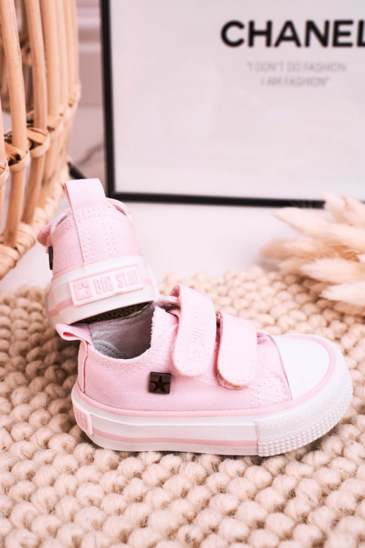 Children's Velcro Sneakers BIG STAR HH374203 Pink Children's Velcro Sneakers BIG STAR HH374203 Pink