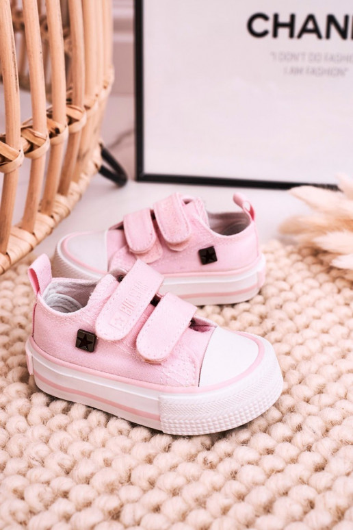Children's Velcro Sneakers BIG STAR HH374203 Pink Children's Velcro Sneakers BIG STAR HH374203 Pink