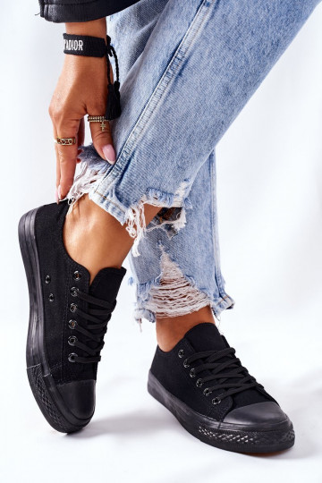 Women's Classic Sneakers Black Omerta 2