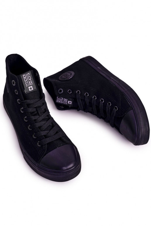 Men's Classic High Sneakers BIG STAR FF174550 Black
