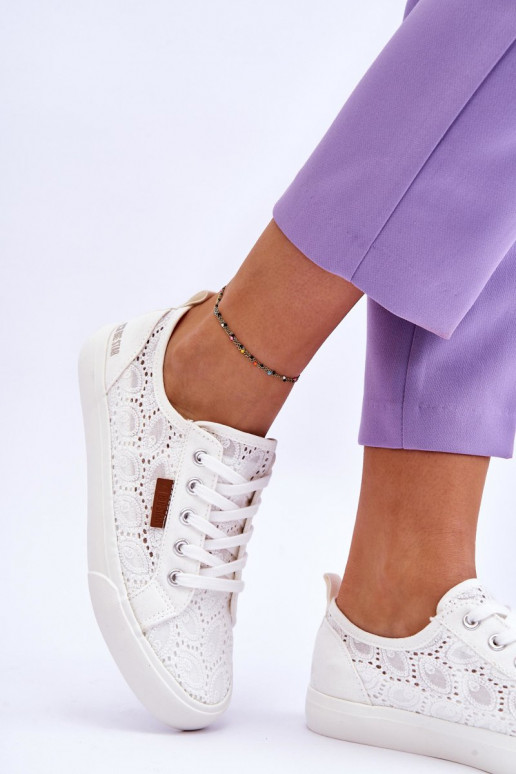 Women's Lace Sneakers BIG STAR W274925 White