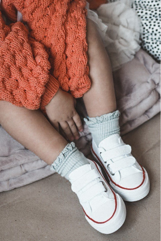 Children's Velcro Sneakers BIG STAR HH374199 White Children's Velcro Sneakers BIG STAR HH374199 White