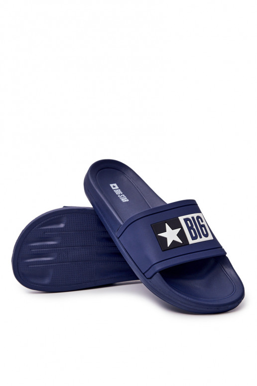 Men's Slippers Big Star DD174701 Navy Blue Men's Slippers Big Star DD174701 Navy Blue