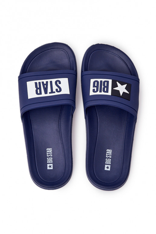 Men's Slippers Big Star DD174701 Navy Blue Men's Slippers Big Star DD174701 Navy Blue