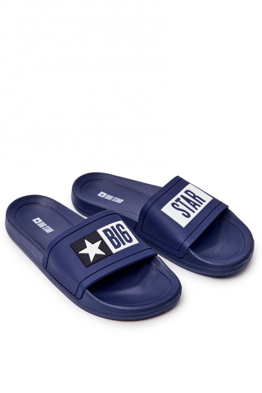 Men's Slippers Big Star DD174701 Navy Blue Men's Slippers Big Star DD174701 Navy Blue