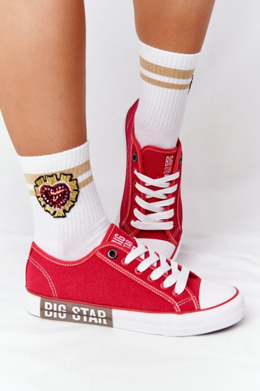 Women's Sneakers BIG STAR HH274115 Red Women's Sneakers BIG STAR HH274115 Red
