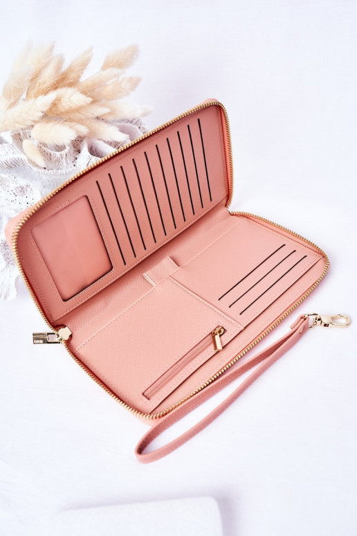 Large Leather Wallet Big Star HH674002 Pink Large Leather Wallet Big Star HH674002 Pink