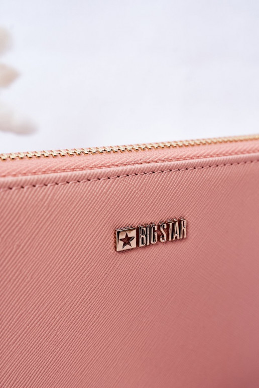 Large Leather Wallet Big Star HH674002 Pink Large Leather Wallet Big Star HH674002 Pink