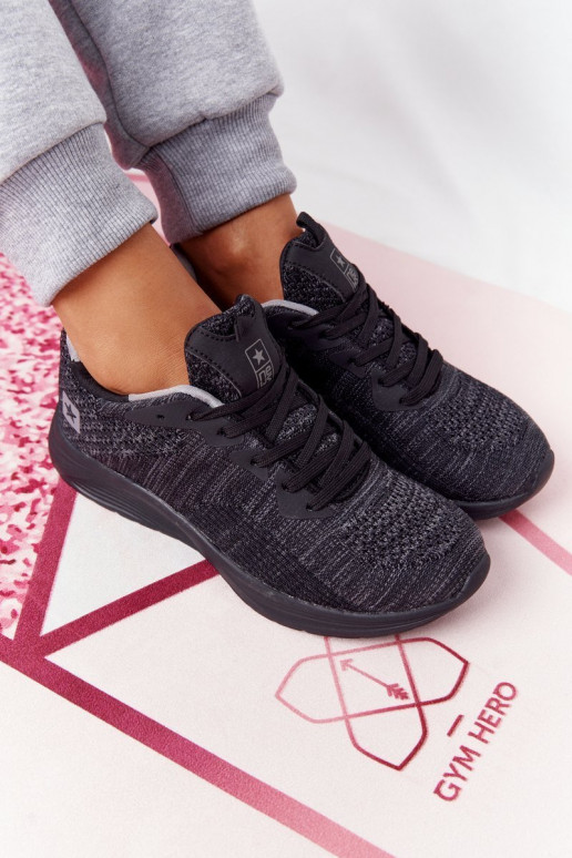 Damskie Sportowe Buty Comfort Foam Czarne Long Distance