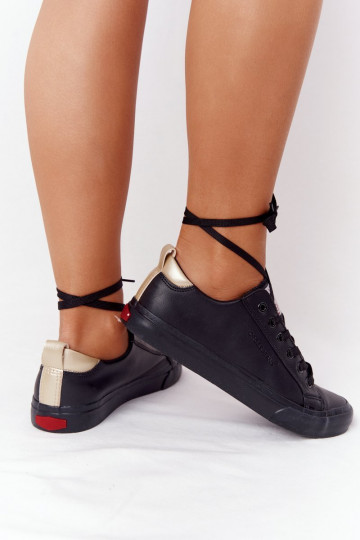 Women's Leather Sneakers CROSS JEANS HH2R4003C Black 2