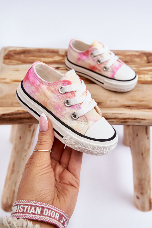 Children's Classic Sneakers With Tie-Dye Effect Simba Children's Classic Sneakers With Tie-Dye Effect Simba