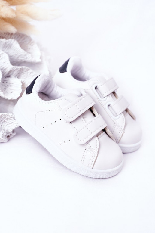 Children's Sneakers With Velcro White-Navy California Children's Sneakers With Velcro White-Navy California