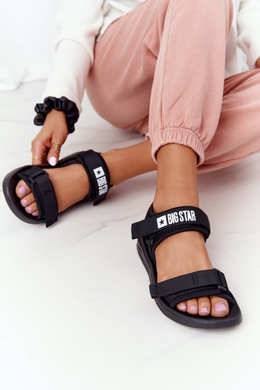 Women's Sport Sandals Big Star HH274A024 Black Women's Sport Sandals Big Star HH274A024 Black