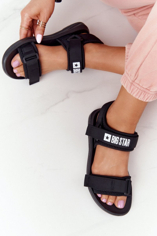 Women's Sport Sandals Big Star HH274A024 Black Women's Sport Sandals Big Star HH274A024 Black