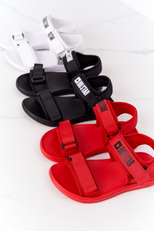 Women's Sport Sandals Big Star HH274A027 Red Women's Sport Sandals Big Star HH274A027 Red