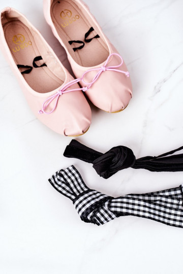 Lace-up Ballerinas Lu Boo Pink 2