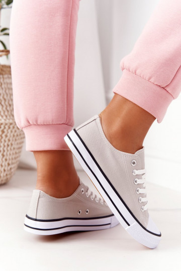 Women's Classic Sneakers Grey Omerta 2