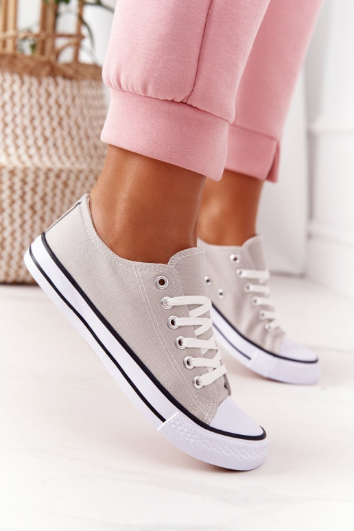 Women's Classic Sneakers Grey Omerta