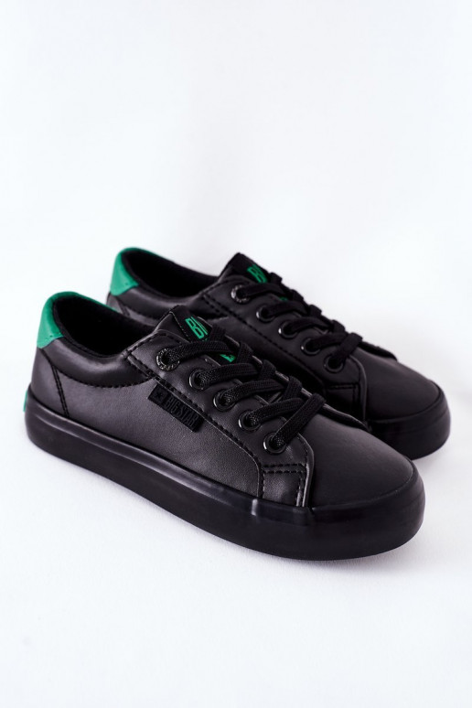 Children's Leather Sneakers BIG STAR DD374147 Black Children's Leather Sneakers BIG STAR DD374147 Black