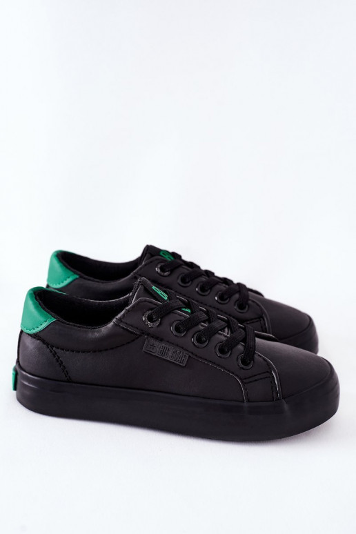Children's Leather Sneakers BIG STAR DD374147 Black Children's Leather Sneakers BIG STAR DD374147 Black