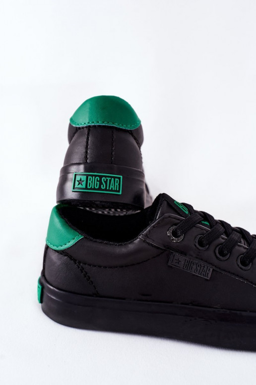 Children's Leather Sneakers BIG STAR DD374147 Black Children's Leather Sneakers BIG STAR DD374147 Black