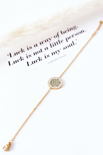 Bracelet With Cubic Zirconia Gold 2