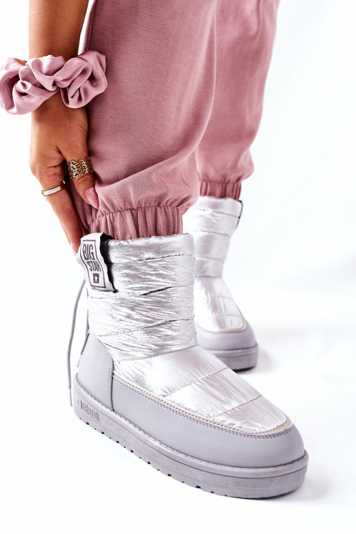 Women's Snow Boots Big Star II274118 Silver