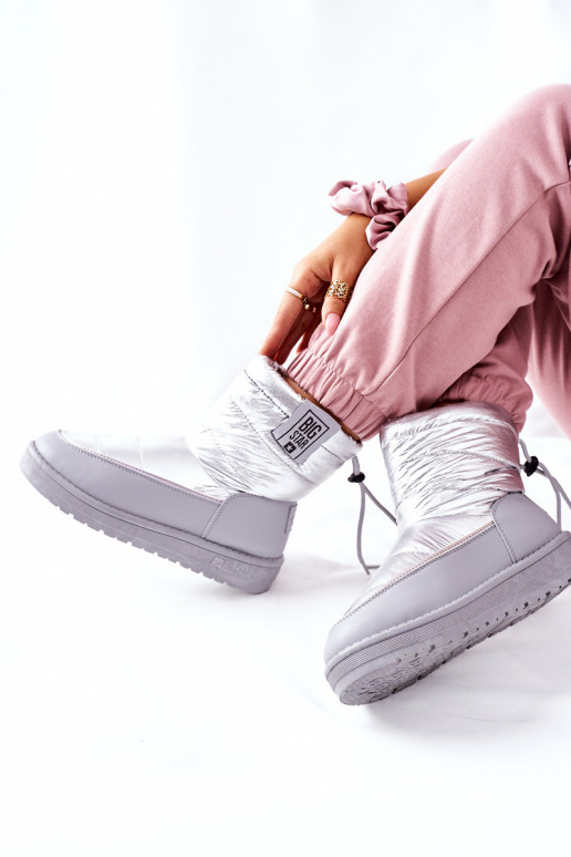 Women's Snow Boots Big Star II274118 Silver