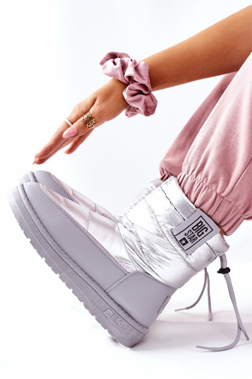 Women's Snow Boots Big Star II274118 Silver