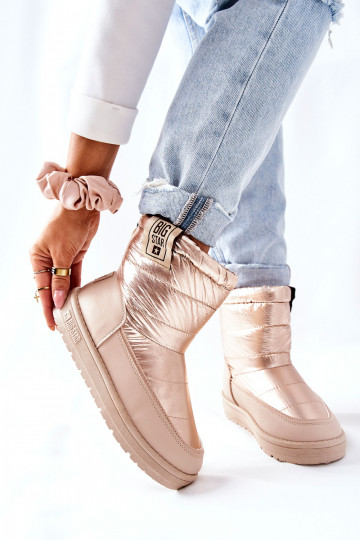 Women's Snow Boots Big Star II274121 Beige 2