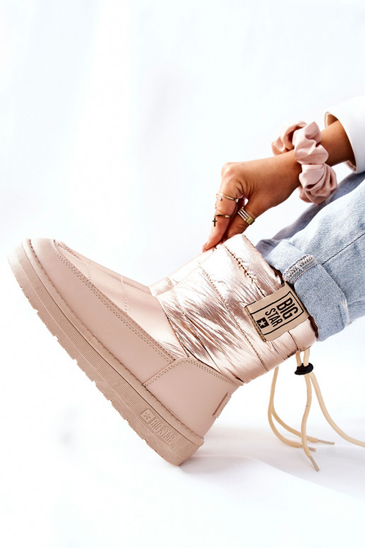 Women's Snow Boots Big Star II274121 Beige Women's Snow Boots Big Star II274121 Beige