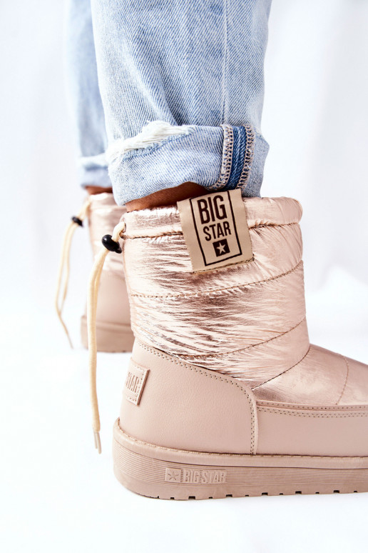Women's Snow Boots Big Star II274121 Beige Women's Snow Boots Big Star II274121 Beige