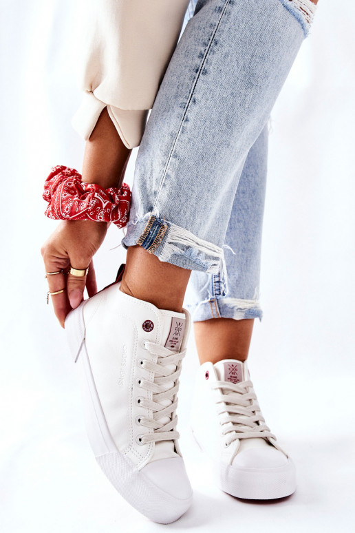 Women's High Sneakers Cross Jeans II2R4033C White Women's High Sneakers Cross Jeans II2R4033C White