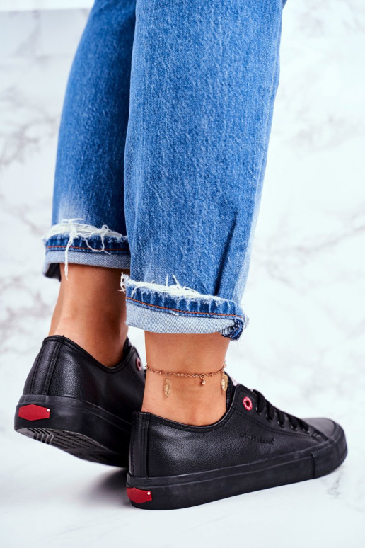 Women's Sneakers Cross Jeans Black DD2R4029 Women's Sneakers Cross Jeans Black DD2R4029